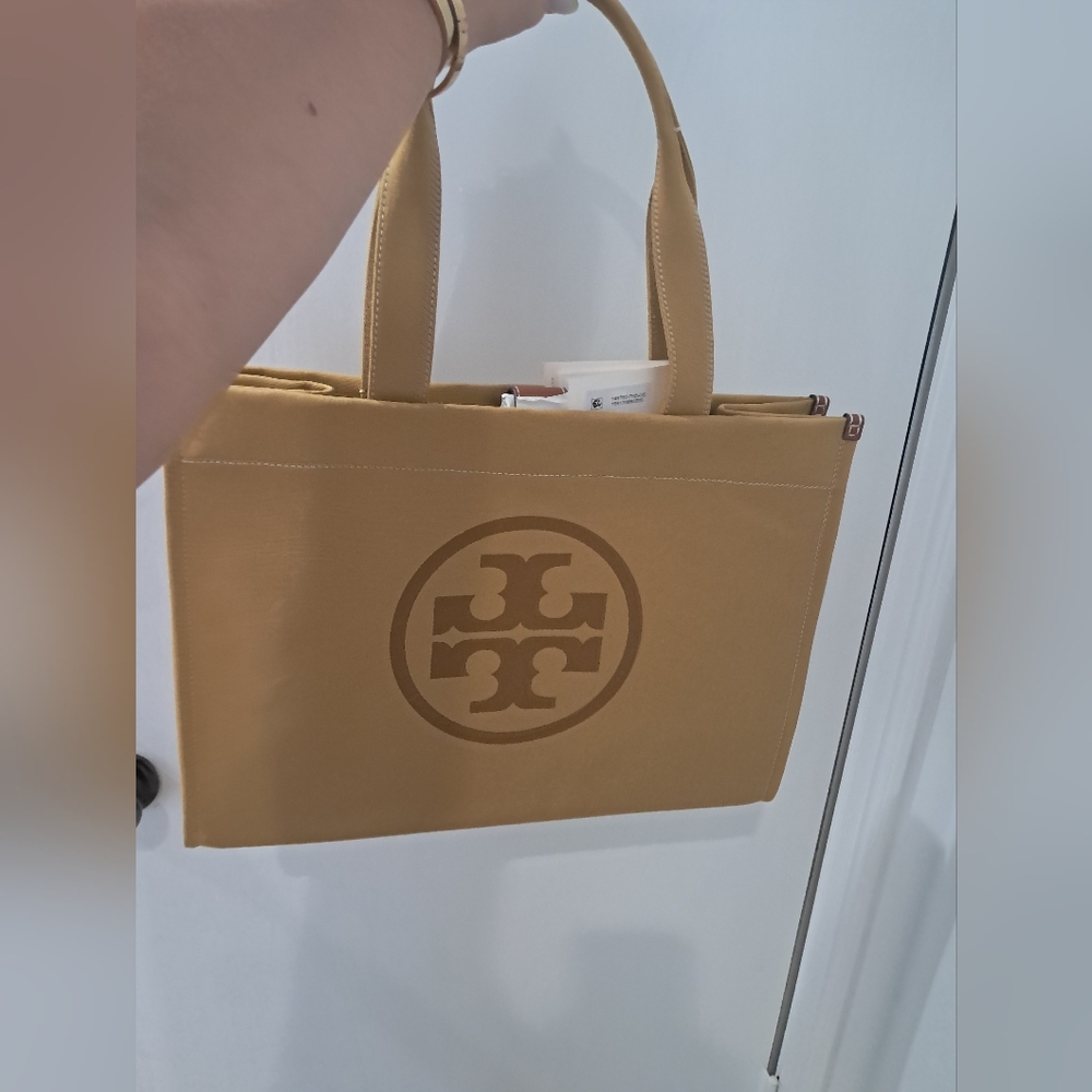 TORY BURCH Ella Canvas Tote Bag - Picture 8 of 12